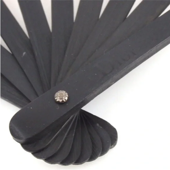 Dior Sensu Pink Folding Fan with Christian Dior in Pink and Black - Picture 4 of 7